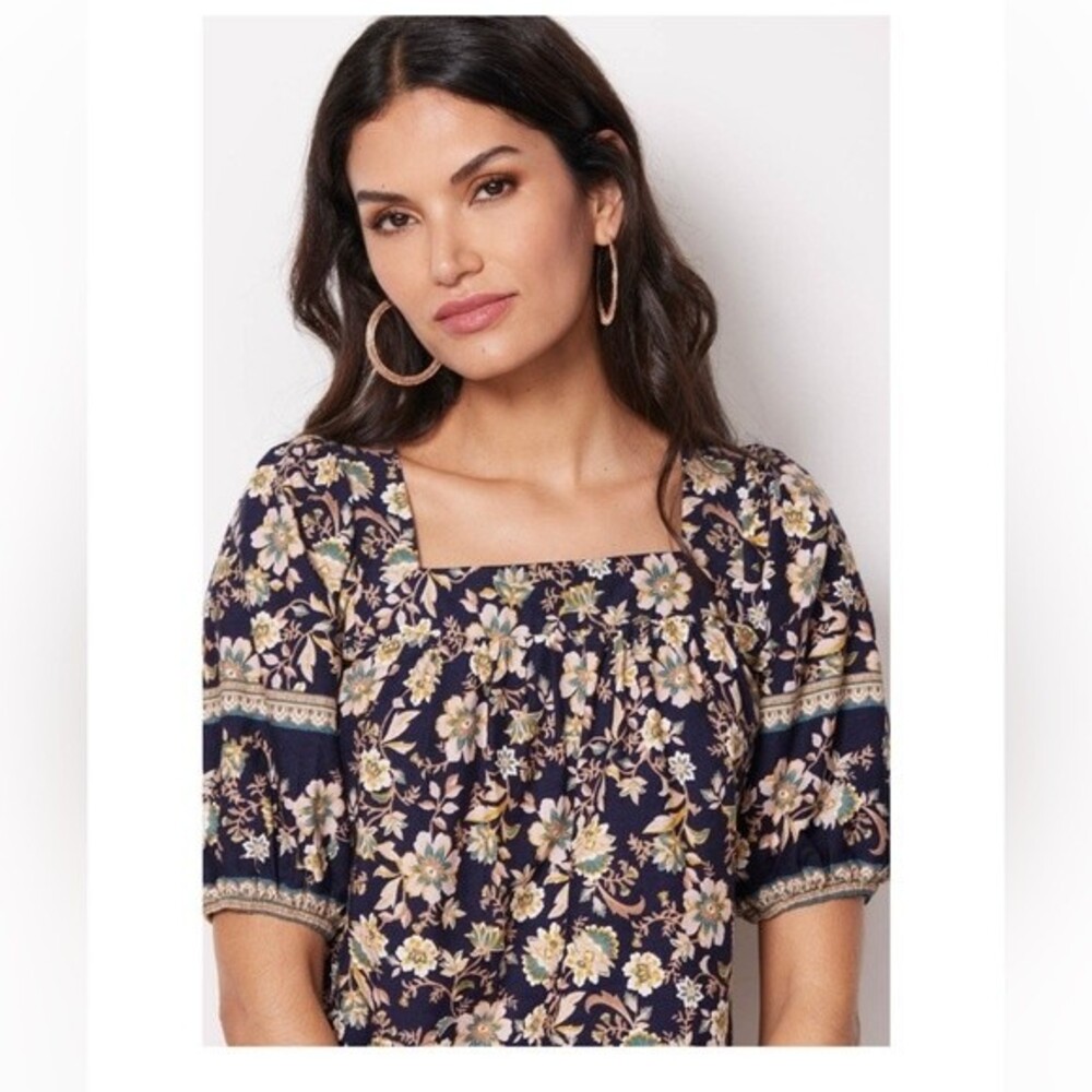Roan + Ryan Soren Square Neck Top XS NWT - Picture 4 of 13